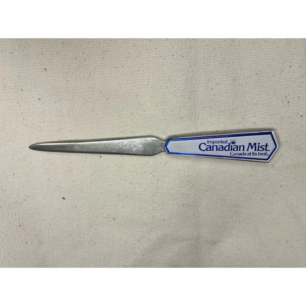 Vintage Rare Advertising Canada Mist Elegant Letter Opener Mail